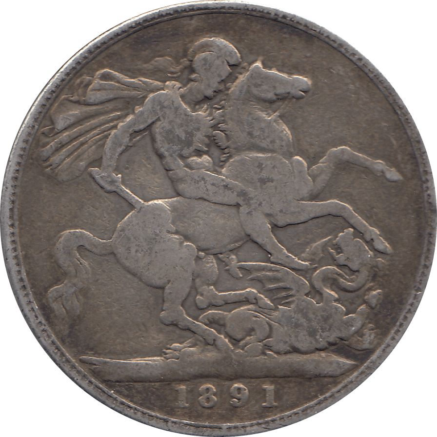 1891 CROWN ( FAIR ) 3 - Crown - Cambridgeshire Coins