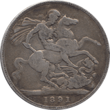 1891 CROWN ( FAIR ) 3 - Crown - Cambridgeshire Coins