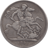 1891 CROWN ( FINE ) 10 - Crown - Cambridgeshire Coins