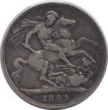 1891 CROWN ( FINE )13 - Crown - Cambridgeshire Coins