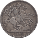 1891 CROWN ( FINE ) 13 - Crown - Cambridgeshire Coins