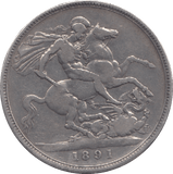 1891 CROWN ( FINE ) 14 - Crown - Cambridgeshire Coins