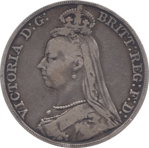 1891 CROWN ( FINE ) 3 - Crown - Cambridgeshire Coins