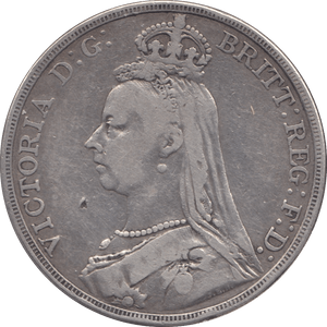 1891 CROWN ( FINE ) 3 - Crown - Cambridgeshire Coins