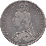 1891 CROWN ( FINE ) 3 - Crown - Cambridgeshire Coins