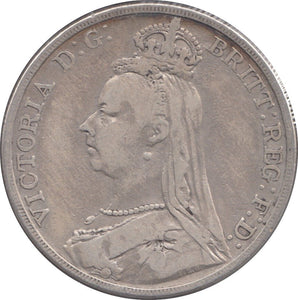 1891 CROWN ( FINE ) 4 - Crown - Cambridgeshire Coins