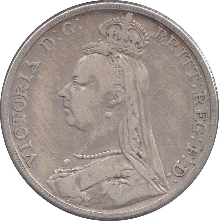 1891 CROWN ( FINE ) 4 - Crown - Cambridgeshire Coins
