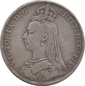 1891 CROWN ( FINE ) 5 - CROWN - Cambridgeshire Coins