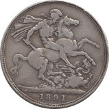 1891 CROWN ( FINE ) 5 - CROWN - Cambridgeshire Coins