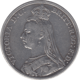 1891 CROWN ( FINE ) 6 - CROWN - Cambridgeshire Coins