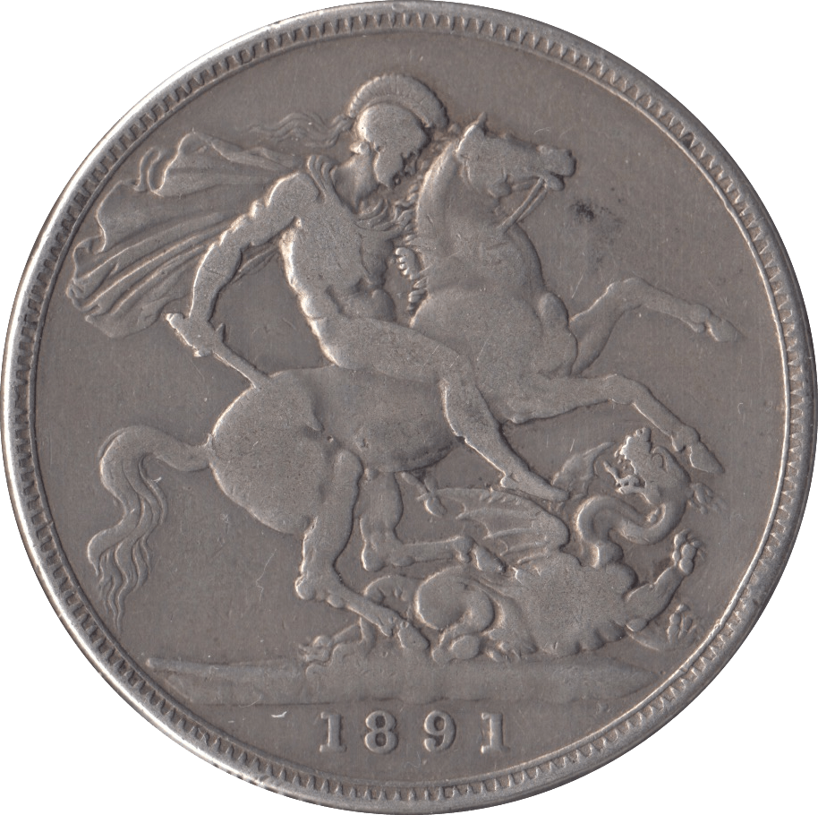 1891 CROWN ( FINE ) - Crown - Cambridgeshire Coins