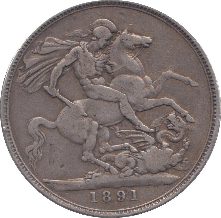 1891 CROWN ( GF ) 3 - Crown - Cambridgeshire Coins