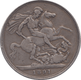 1891 CROWN ( GF ) 3 - Crown - Cambridgeshire Coins