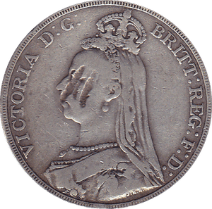 1891 CROWN ( GF ) B - Crown - Cambridgeshire Coins