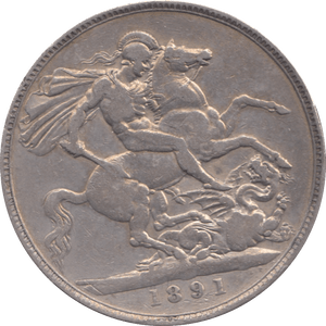 1891 CROWN ( GF ) - Crown - Cambridgeshire Coins