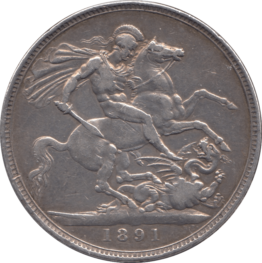 1891 CROWN ( GF ) - Crown - Cambridgeshire Coins