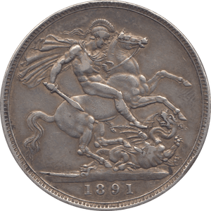 1891 CROWN ( GVF ) 3 - Crown - Cambridgeshire Coins