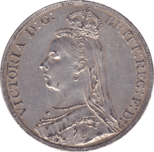 1891 CROWN ( GVF ) B - Crown - Cambridgeshire Coins