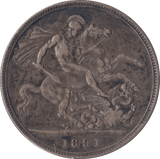 1891 CROWN ( GVF ) - Crown - Cambridgeshire Coins