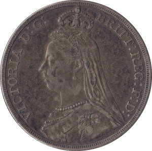 1891 CROWN ( GVF ) - Crown - Cambridgeshire Coins