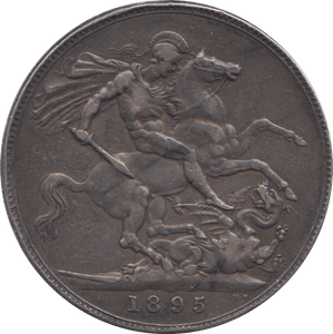 1891 CROWN ( GVF ) LVIII 4 - Crown - Cambridgeshire Coins