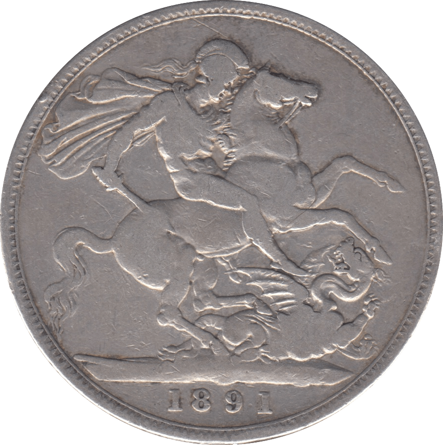 1891 CROWN ( NF ) 2 - CROWN - Cambridgeshire Coins