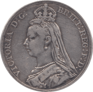 1891 CROWN ( VF ) - Crown - Cambridgeshire Coins