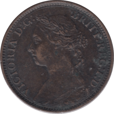 1891 FARTHING ( AUNC ) - Cambridgeshire Coins