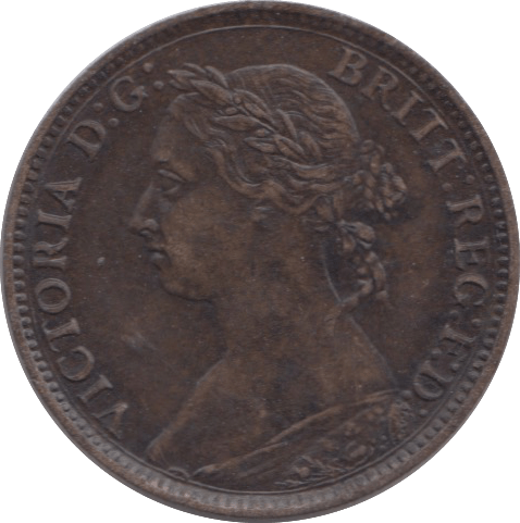 1891 FARTHING ( EF ) 23 - Farthing - Cambridgeshire Coins