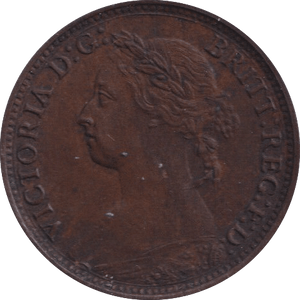 1891 FARTHING ( EF ) - Farthing - Cambridgeshire Coins