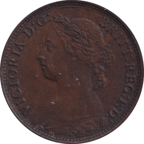 1891 FARTHING ( EF ) - Farthing - Cambridgeshire Coins