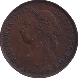 1891 FARTHING ( EF ) - Farthing - Cambridgeshire Coins