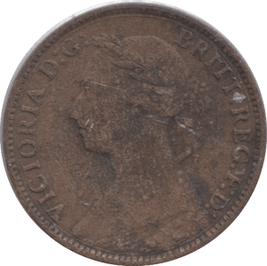 1891 FARTHING ( FINE ) - Farthing - Cambridgeshire Coins