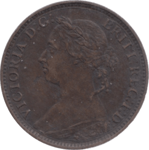 1891 FARTHING ( GVF ) 18 - Farthing - Cambridgeshire Coins