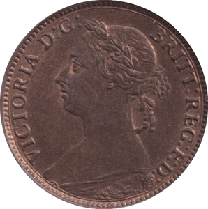 1891 FARTHING ( UNC ) - Farthing - Cambridgeshire Coins