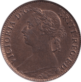 1891 FARTHING ( UNC ) - Farthing - Cambridgeshire Coins