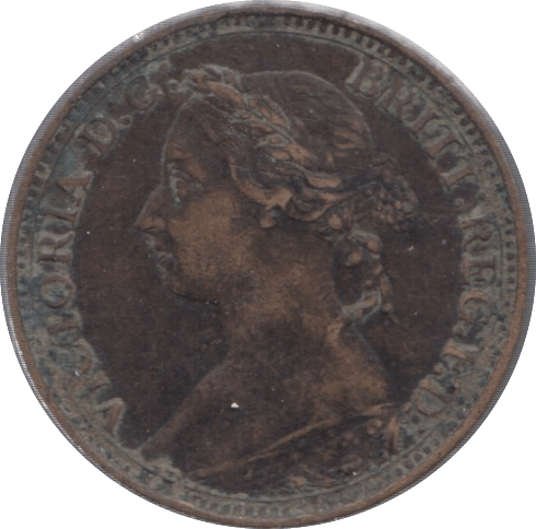 1891 FARTHING ( VF ) - Farthing - Cambridgeshire Coins