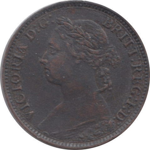 1891 FARTHING ( VF ) - Farthing - Cambridgeshire Coins