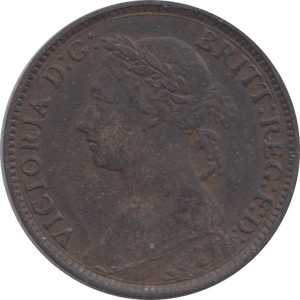 1891 FARTHING ( VF ) - Farthing - Cambridgeshire Coins