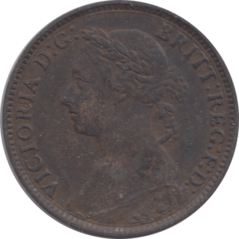 1891 FARTHING ( VF ) - Farthing - Cambridgeshire Coins