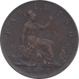 1891 FARTHING ( VF ) - Farthing - Cambridgeshire Coins