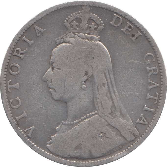 1891 FLORIN ( FINE ) 4 - Florin - Cambridgeshire Coins