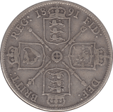 1891 FLORIN ( FINE ) 7 - Florin - Cambridgeshire Coins