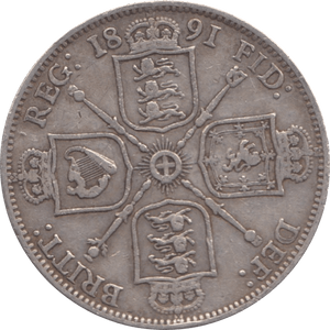 1891 FLORIN ( GF ) 1 - Florin - Cambridgeshire Coins