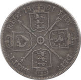 1891 FLORIN ( GF ) - Florin - Cambridgeshire Coins
