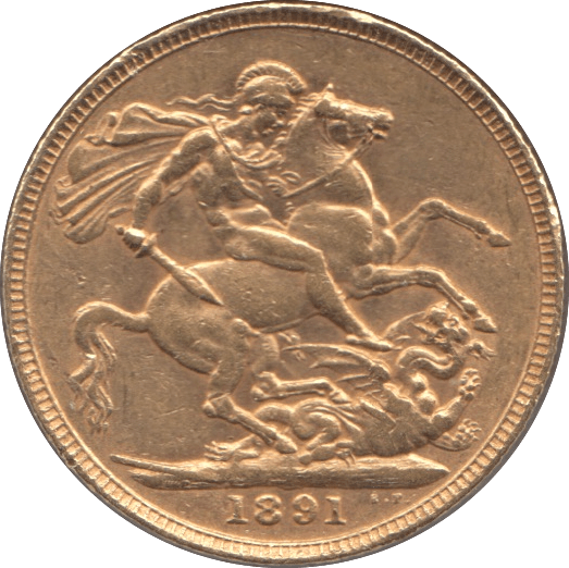 1891 GOLD SOVEREIGN ( GVF ) - Sovereign - Cambridgeshire Coins