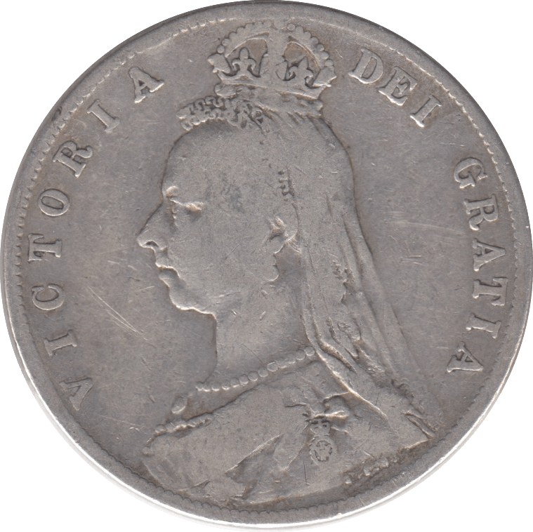 1891 HALFCROWN ( FINE ) 4 - Halfcrown - Cambridgeshire Coins