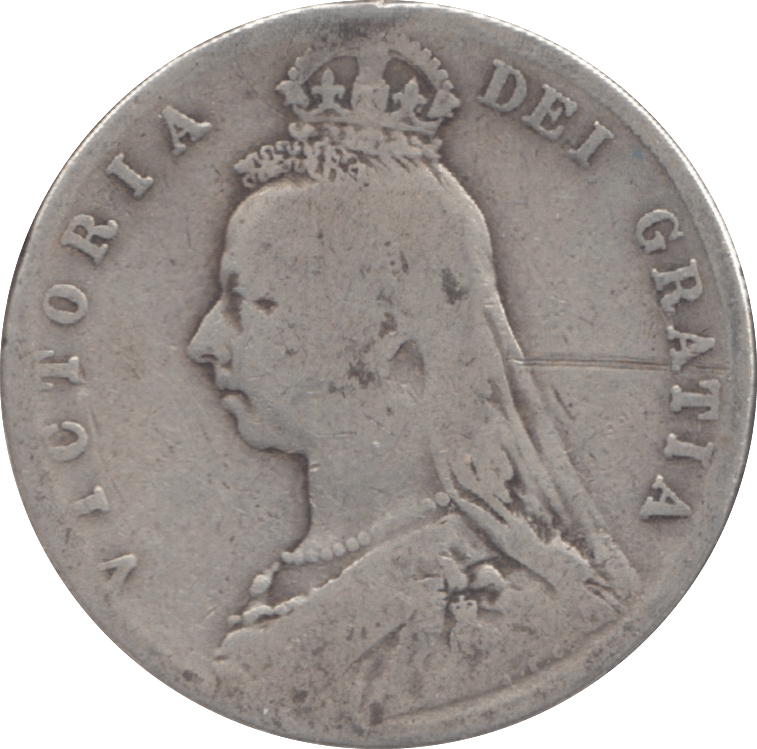 1891 HALFCROWN ( FINE ) 6 - Halfcrown - Cambridgeshire Coins