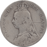 1891 HALFCROWN ( FINE ) 6 - Halfcrown - Cambridgeshire Coins