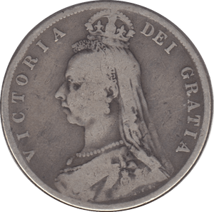 1891 HALFCROWN ( FINE ) 7 - Halfcrown - Cambridgeshire Coins